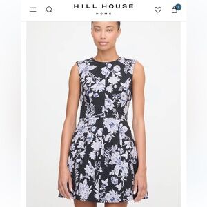 NWT Hill House The Joelle Dress in Winter Jasmine Brocade